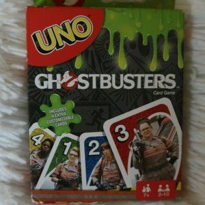 2016 MATTEL--GHOSTBUSTERS UNO CARD GAME (NEW) SPECIAL EDITION